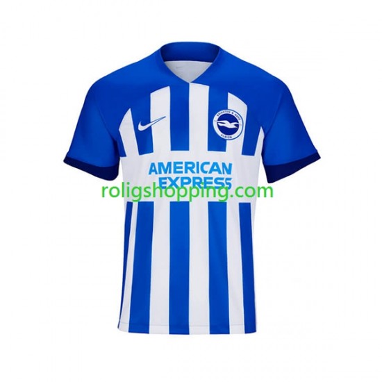 Fotbollströja Brighton Hove Albion Män Hemmaställ 2023-2024 Kort ärm