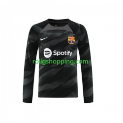 Fotbollströja FC Barcelona Målvakt Män Bortaställ 2023-2024 Lång ärm