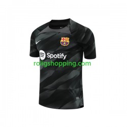 Fotbollströja FC Barcelona Målvakt Män Bortaställ 2023-2024 Kort ärm