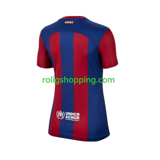 Fotbollströja FC Barcelona Kvinnor Hemmaställ 2023-2024 Kort ärm