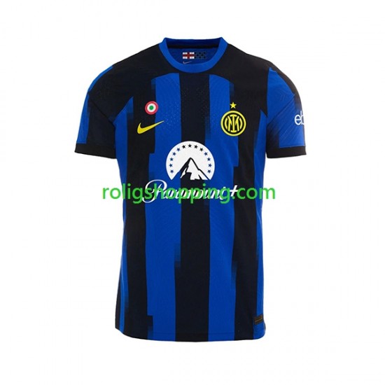 Fotbollströja Inter Milan Män Hemmaställ 2023-2024 Kort ärm