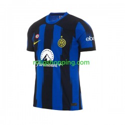 Fotbollströja Inter Milan Män Hemmaställ 2023-2024 Kort ärm