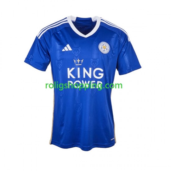 Fotbollströja Leicester City Män Hemmaställ 2023-2024 Kort ärm