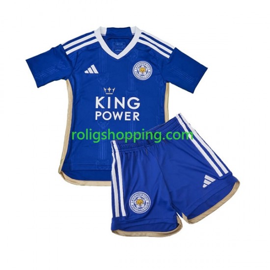 Fotbollströja Leicester City Barn Hemmaställ 2023-2024 Kort ärm