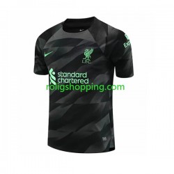Fotbollströja Liverpool Målvakt Män Bortaställ 2023-2024 Kort ärm