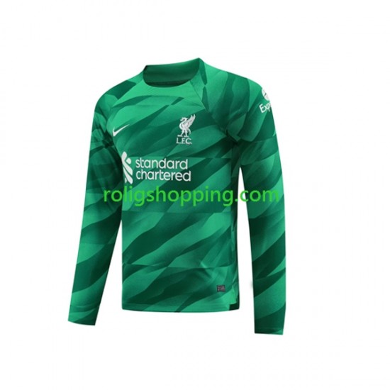 Fotbollströja Liverpool Målvakt Män Hemmaställ 2023-2024 Lång ärm
