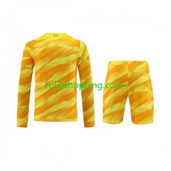 Fotbollströja Liverpool Målvakt Barn Tredjeställ 2023-2024 Lång ärm