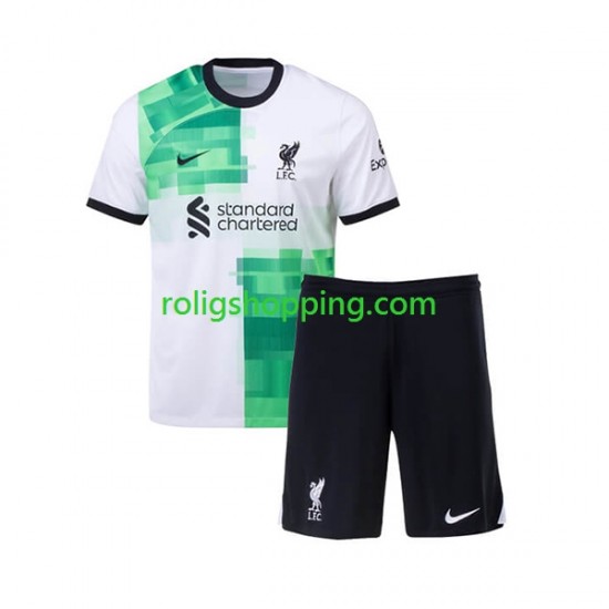 Fotbollströja Liverpool Barn Bortaställ 2023-2024 Kort ärm