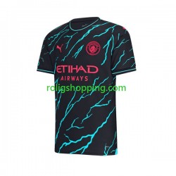 Fotbollströja Manchester City Erling Haaland 9 Män Tredjeställ 2023-2024 Kort ärm