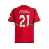 Fotbollströja Manchester United Antony Matheus 21 Män Hemmaställ 2023-2024 Kort ärm