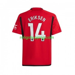 Fotbollströja Manchester United Eriksen 14 Män Hemmaställ 2023-2024 Kort ärm