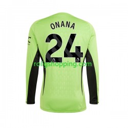 Fotbollströja Manchester United Andre Onana 24 Målvakt Män Hemmaställ 2023-2024 Lång ärm