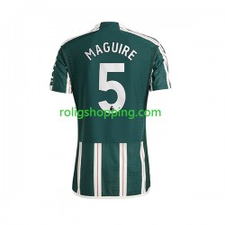 Fotbollströja Manchester United Harry Maguire 5 Män Bortaställ 2023-2024 Kort ärm