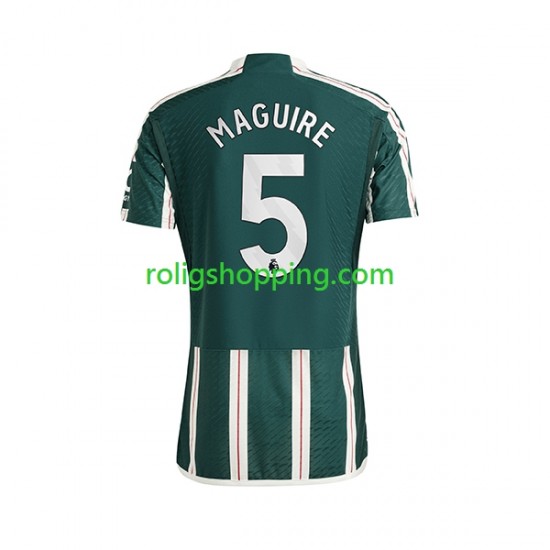 Fotbollströja Manchester United Harry Maguire 5 Män Bortaställ 2023-2024 Kort ärm
