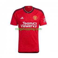 Fotbollströja Manchester United Mount 7 Barn Hemmaställ 2023-2024 Kort ärm