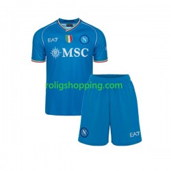 Fotbollströja SSC Napoli Barn Hemmaställ 2023-2024 Kort ärm