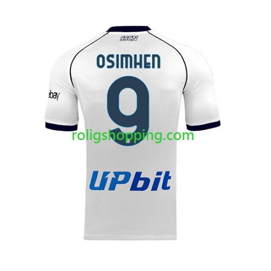 Fotbollströja SSC Napoli OSIMHEN 9 Män Bortaställ 2023-2024 Kort ärm