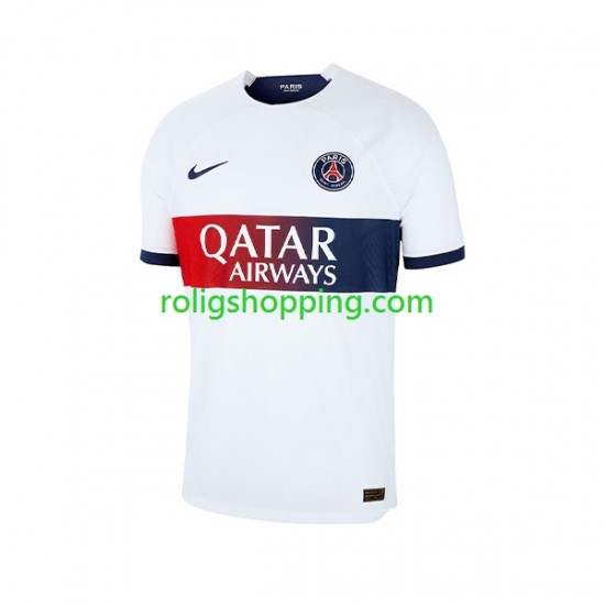Fotbollströja Paris Saint-Germain Män Bortaställ 2023-2024 Kort ärm
