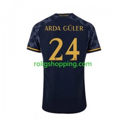 Fotbollströja Real Madrid Arda Guler 24 Män Bortaställ 2023-2024 Kort ärm