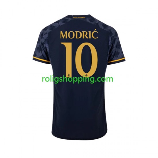 Fotbollströja Real Madrid Modrić Luka 10 Män Bortaställ 2023-2024 Kort ärm