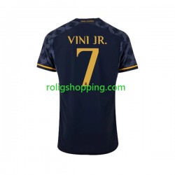 Fotbollströja Real Madrid Vinicius Junior 7 Män Bortaställ 2023-2024 Kort ärm