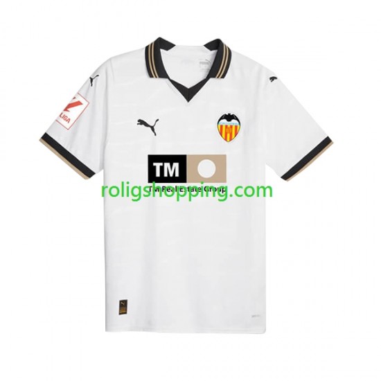 Fotbollströja Valencia CF Män Hemmaställ 2023-2024 Kort ärm