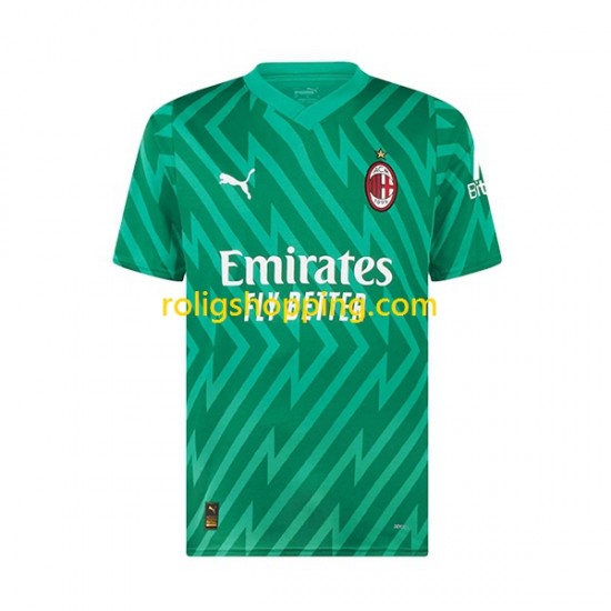 Fotbollströja AC Milan Målvakt Män Hemmaställ 2023-2024 Kort ärm