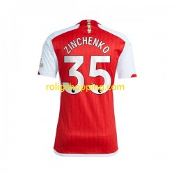 Fotbollströja Arsenal Oleksandr Zinchenko 35 Män Hemmaställ 2023-2024 Kort ärm