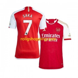 Fotbollströja Arsenal Saka 7 Män Hemmaställ 2023-2024 Kort ärm