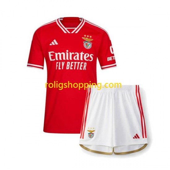 Fotbollströja Benfica Barn Hemmaställ 2023-2024 Kort ärm