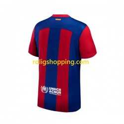 Fotbollströja FC Barcelona Män Hemmaställ 2023-2024 Kort ärm