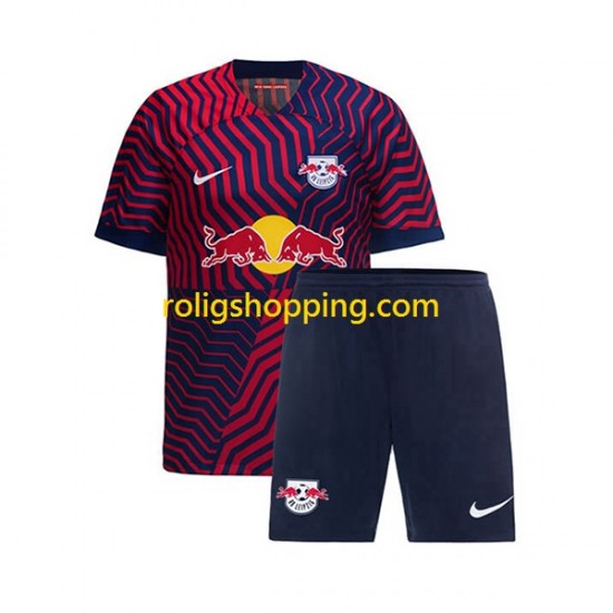 Fotbollströja RB Leipzig Barn Bortaställ 2023-2024 Kort ärm