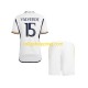 Fotbollströja Real Madrid Federico Valverde 15 Barn Hemmaställ 2023-2024 Kort ärm