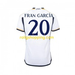 Fotbollströja Real Madrid Fran Garcia 20 Män Hemmaställ 2023-2024 Kort ärm