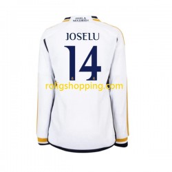 Fotbollströja Real Madrid JOSELU 14 Män Hemmaställ 2023-2024 Lång ärm