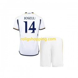 Fotbollströja Real Madrid JOSELU 14 Barn Hemmaställ 2023-2024 Kort ärm