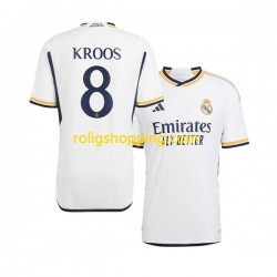 Fotbollströja Real Madrid Kroos 8 Män Hemmaställ 2023-2024 Kort ärm
