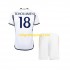 Fotbollströja Real Madrid TCHOUAMENI 18 Barn Hemmaställ 2023-2024 Kort ärm