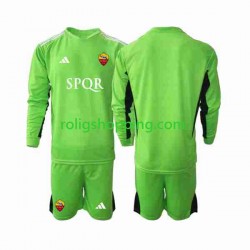 Fotbollströja AS Roma Målvakt Barn Bortaställ 2023-2024 Lång ärm