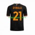 Fotbollströja AS Roma Paulo Dybala 21 Män Tredjeställ 2023-2024 Kort ärm