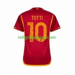 Fotbollströja AS Roma Totti 10 Män Hemmaställ 2023-2024 Kort ärm