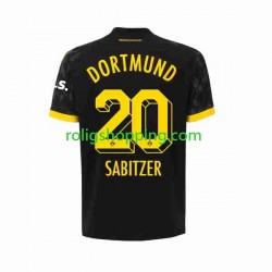 Fotbollströja Borussia Dortmund Marcel Sabitzer 20 Män Bortaställ 2023-2024 Kort ärm
