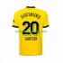 Fotbollströja Borussia Dortmund Marcel Sabitzer 20 Män Hemmaställ 2023-2024 Kort ärm