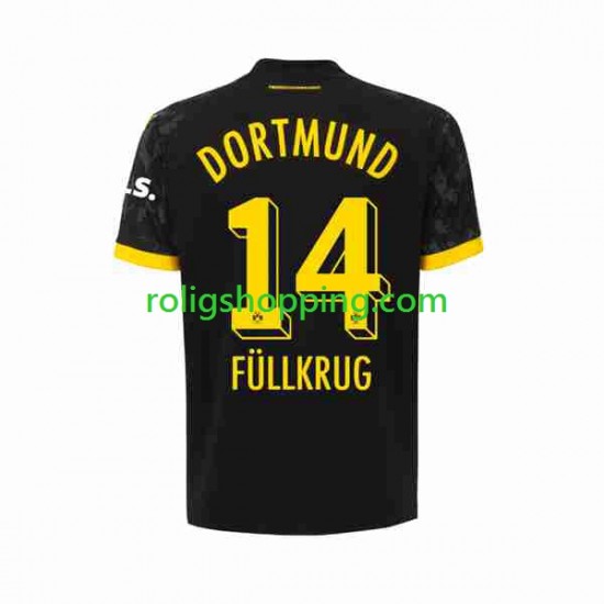 Fotbollströja Borussia Dortmund Niclas Fullkrug 14 Män Bortaställ 2023-2024 Kort ärm