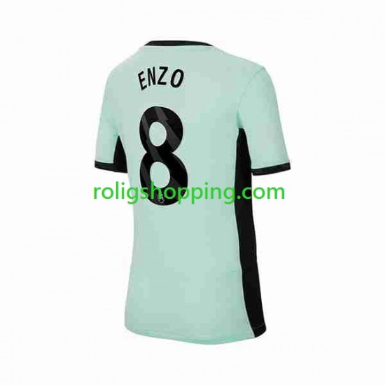 Fotbollströja Chelsea Enzo Fernandez 8 Män Tredjeställ 2023-2024 Kort ärm