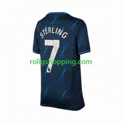 Fotbollströja Chelsea Raheem Sterling 7 Män Bortaställ 2023-2024 Kort ärm