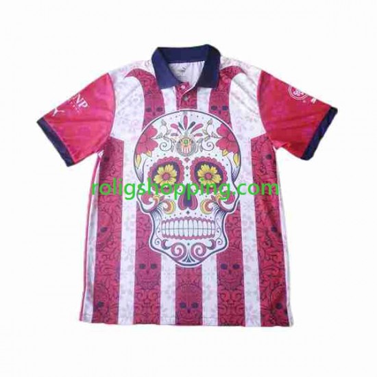 Fotbollströja Deportivo Guadalajara Day of the Dead Män Bortaställ 2023-2024 Kort ärm