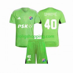 Fotbollströja Dinamo Zagreb Livakovic 40 Målvakt Barn Hemmaställ 2023-2024 Kort ärm