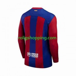 Fotbollströja FC Barcelona Män Hemmaställ 2023-2024 Lång ärm