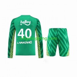 Fenerbahce Livakovic 40 Footbal Kit Målvakt Hemmaställ 2023-2024 Lång ärm